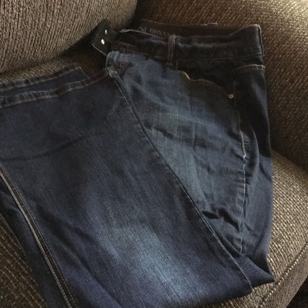 Lane Bryant High Rose Bootcut Dark Wash Jeans, 20S